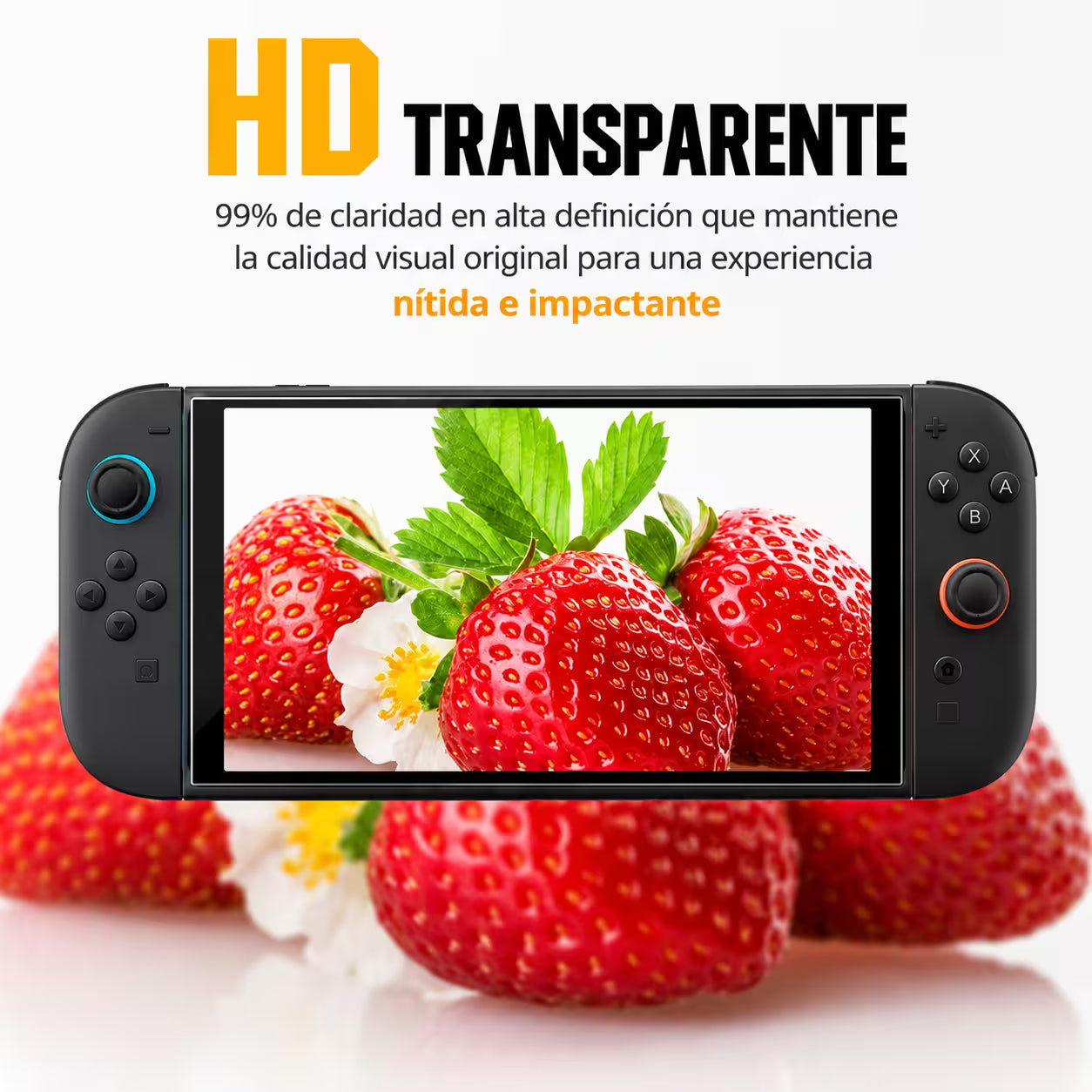 Vidrio Templado Nintendo Switch 2 – Protección 9H HD 99%