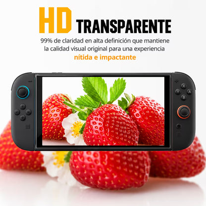 Vidrio Templado Nintendo Switch 2 – Protección 9H HD 99%