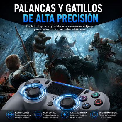 Control Genérico Inalámbrico PS4 - Edición Camuflado Rojo | Bluetooth Vibración Dual PlayStation 4