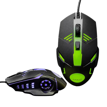 Combo Teclado y Mouse Gamer WB-550 RGB - Membrana 104 Teclas Anti-Ghost USB