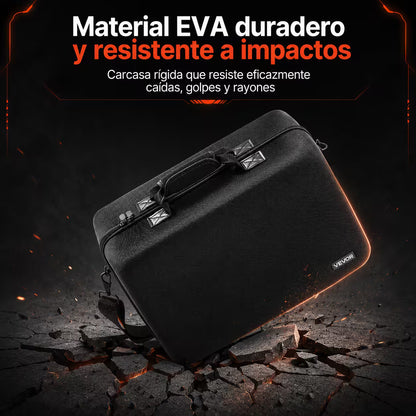 Maleta de Transporte Rígida PS5 – Gran Capacidad EVA | Consola + 2 Controles + Accesorios