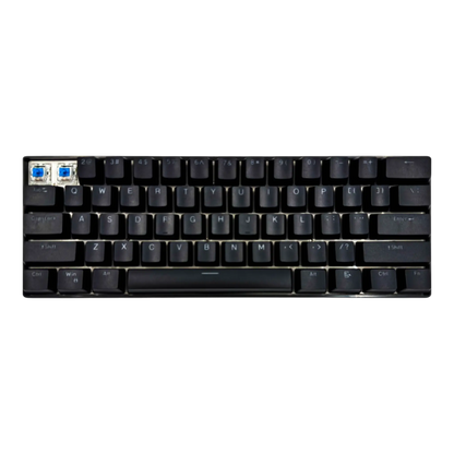 Teclado mecánico para juegos T-Wolf T60 60% RGB con cable NEGRO