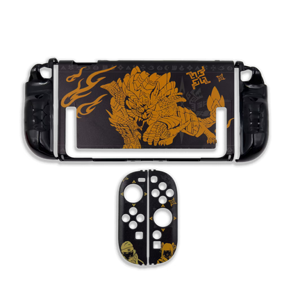 Funda Protectora MONSTER HUNTERS | Nintendo Switch 2 (Diseño Dividido)