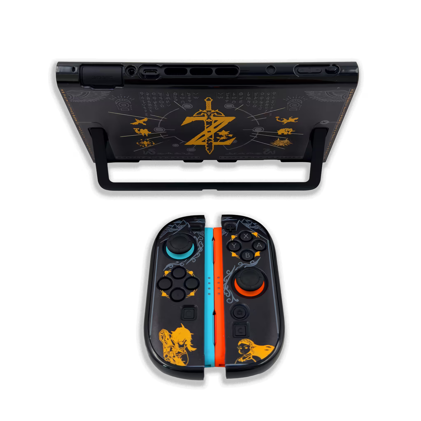 Funda Protectora ZELDA DORADA | Nintendo Switch 2 (Diseño Dividido)