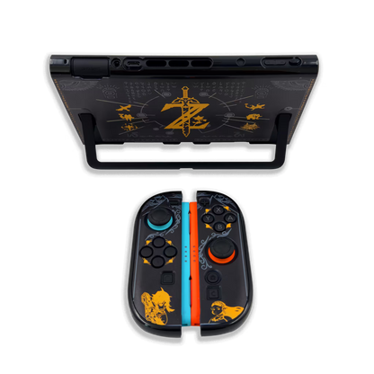 Funda Protectora ZELDA DORADA | Nintendo Switch 2 (Diseño Dividido)