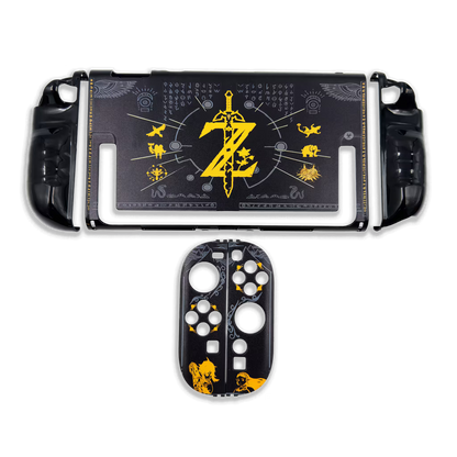 Funda Protectora ZELDA DORADA | Nintendo Switch 2 (Diseño Dividido)