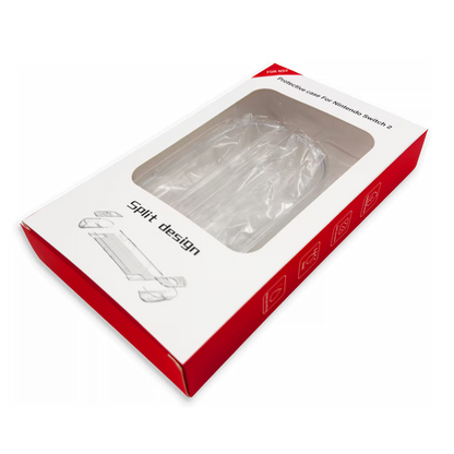 Funda Protectora Transparente de Acrílico Rígido (Diseño Dividido)| Nintendo Switch 2
