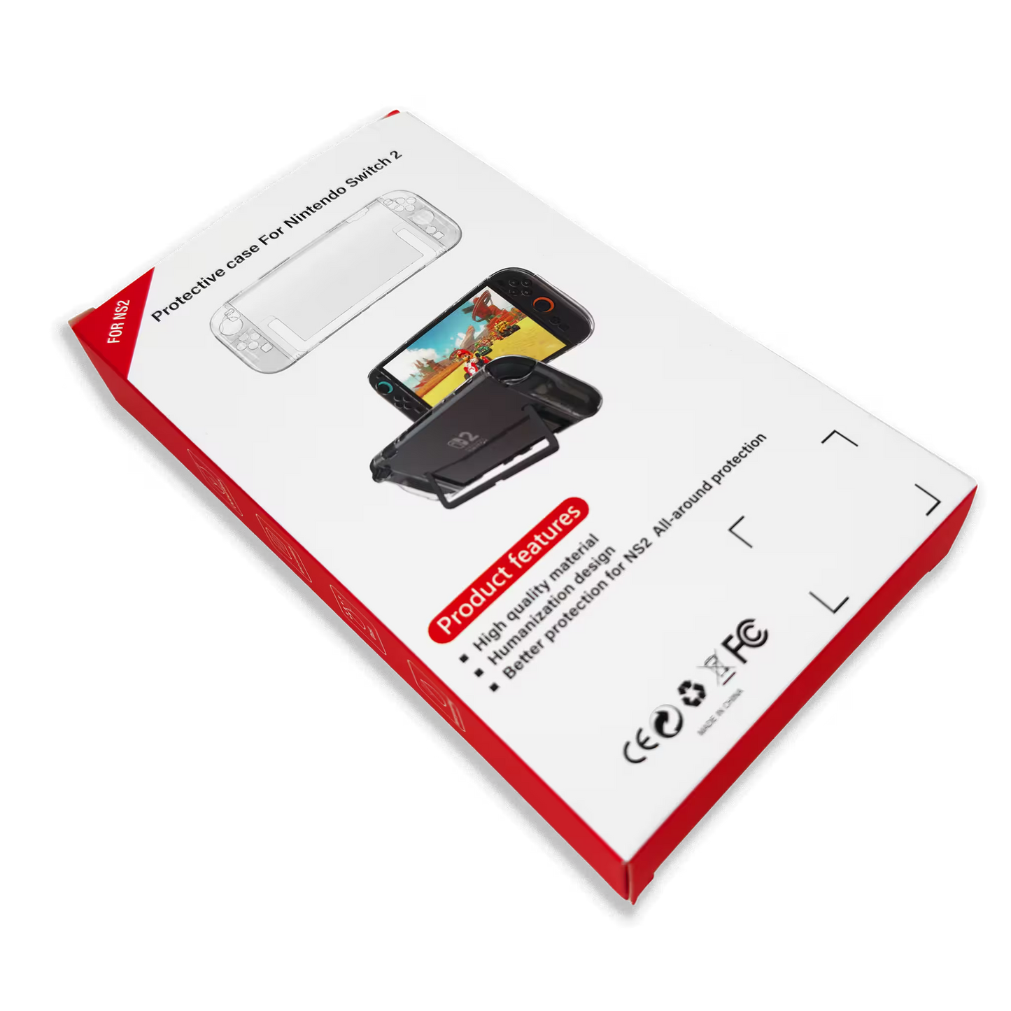 Funda Protectora Transparente de Acrílico Rígido (Diseño Dividido)| Nintendo Switch 2