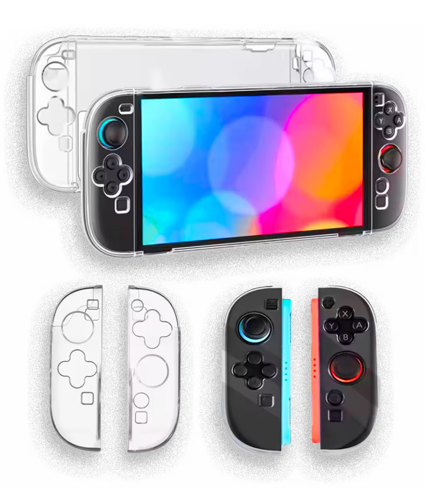 Funda Protectora Transparente de Acrílico Rígido (Diseño Dividido)| Nintendo Switch 2
