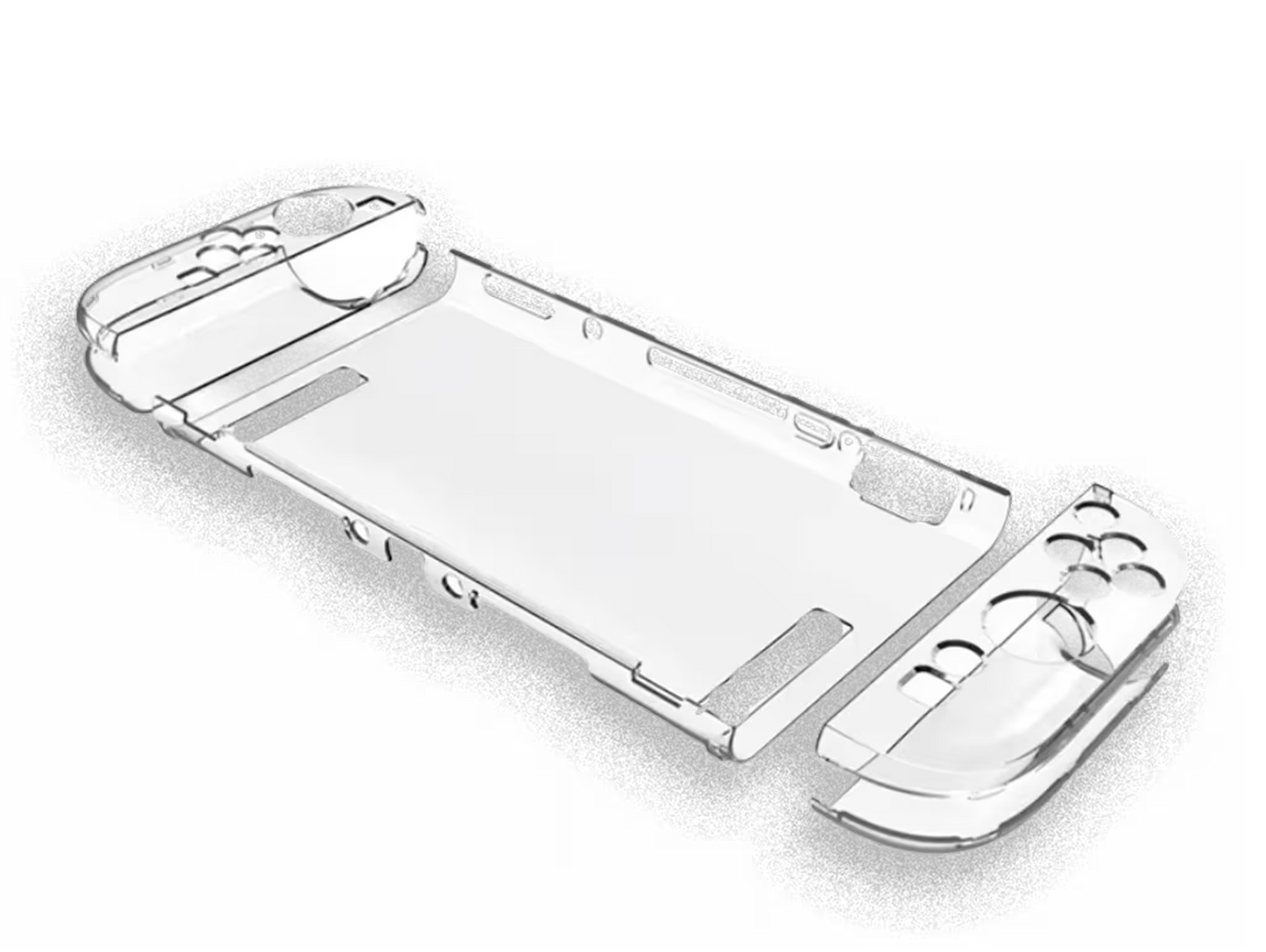 Funda Protectora Transparente de Acrílico Rígido (Diseño Dividido)| Nintendo Switch 2