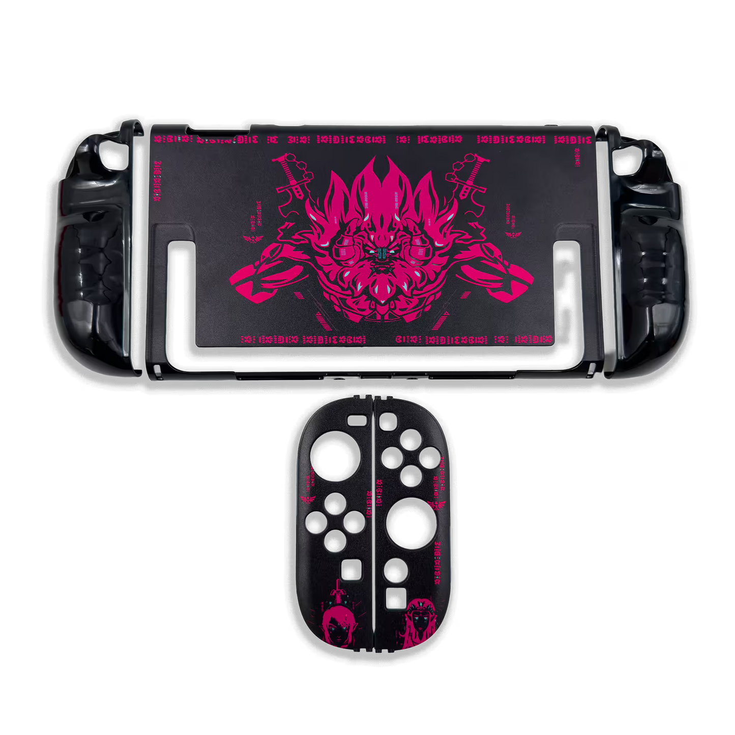 Funda Protectora ZELDA FUCSIA | Nintendo Switch 2 (Diseño Dividido)