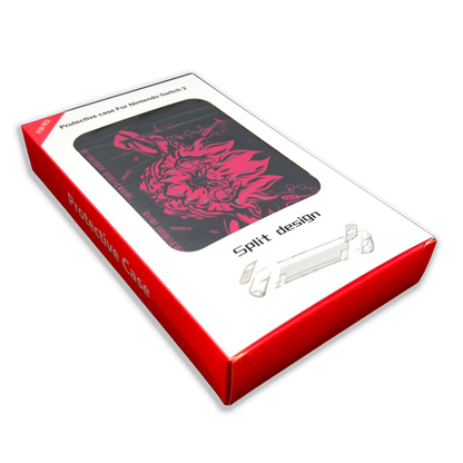 Funda Protectora ZELDA FUCSIA | Nintendo Switch 2 (Diseño Dividido)