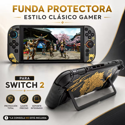 Carcasa Acrílica Nintendo Switch 2 – Diseño Monster Hunter Rise | Split Design
