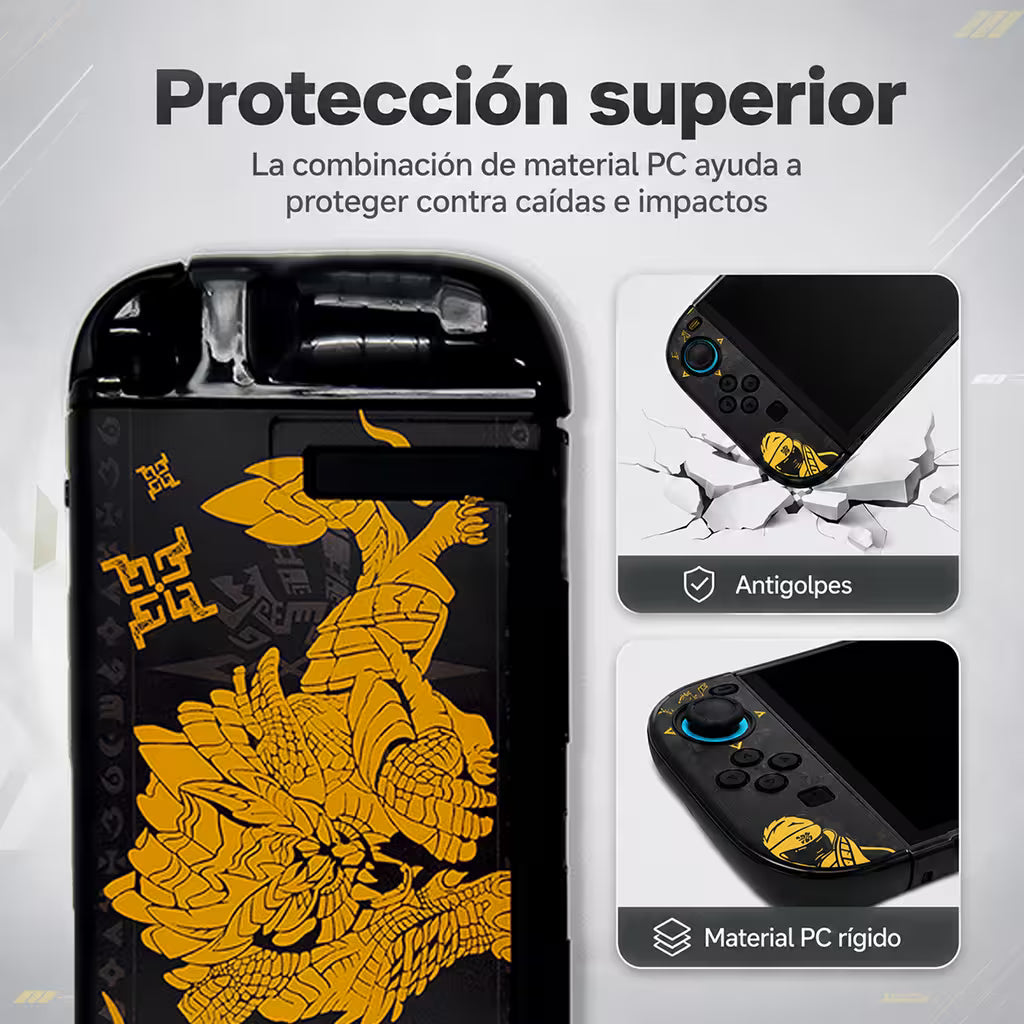 Carcasa Acrílica Nintendo Switch 2 – Diseño Monster Hunter Rise | Split Design