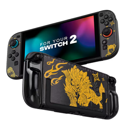 Carcasa Acrílica Nintendo Switch 2 – Diseño Monster Hunter Rise | Split Design
