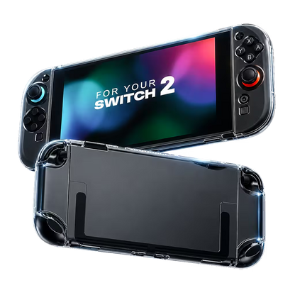 Carcasa Protectora Nintendo Switch 2 | Acrílica Transparente Crystal Clear
