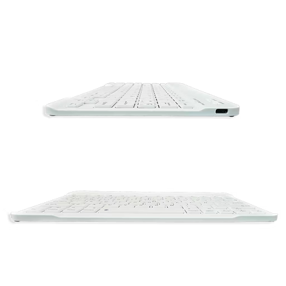 Combo Teclado Mouse AOAS AS-110 Blanco - Bluetooth 5.2 Teclado Recargable Type-C con Ñ