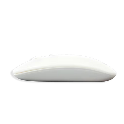 Combo Teclado Mouse AOAS AS-110 Blanco - Bluetooth 5.2 Teclado Recargable Type-C con Ñ