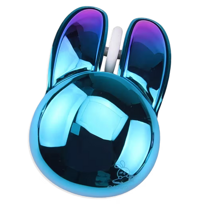 Mouse Inalámbrico Mofii M6 DM - Azul Electroplata Rabbit Ear | Triple Conexión Bluetooth 2.4G Silencioso