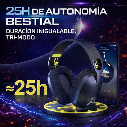 Diadema Inalámbrica ONIKUMA B2 – 3 Modos | 25h Batería | Drivers 40mm | 2.4G + BT 5.3