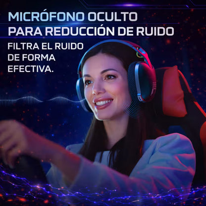 Diadema Gamer Inalámbrica ONIKUMA B2 - 3 Modos Conexión 25H Batería Bluetooth 5.3