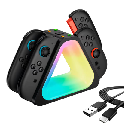BASE DE CARGA JOY-CON | CHARGIND DOCK -RGB | SWITCH 2