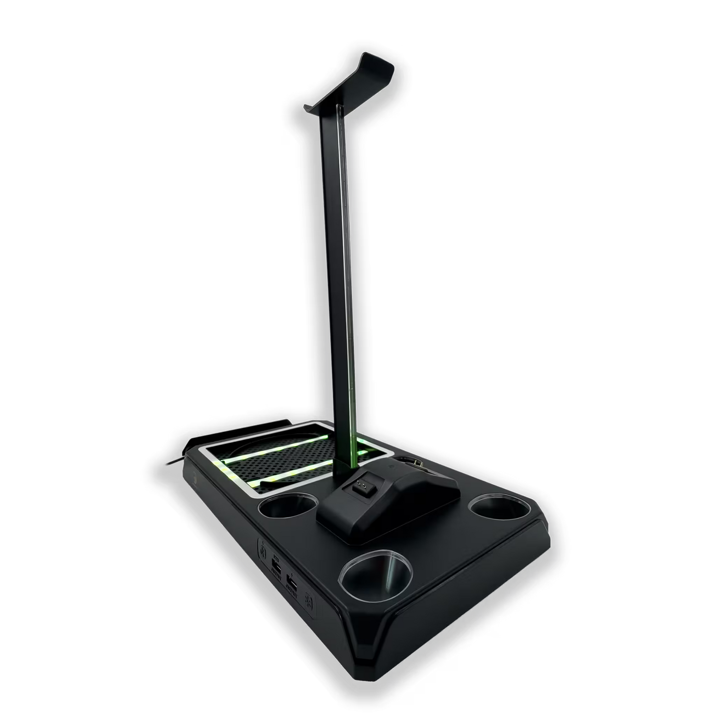 Base Cargadora HONCAM Xbox Series X/S - Ventilador 4000 RPM RGB LED Carga Dual 2 Baterías