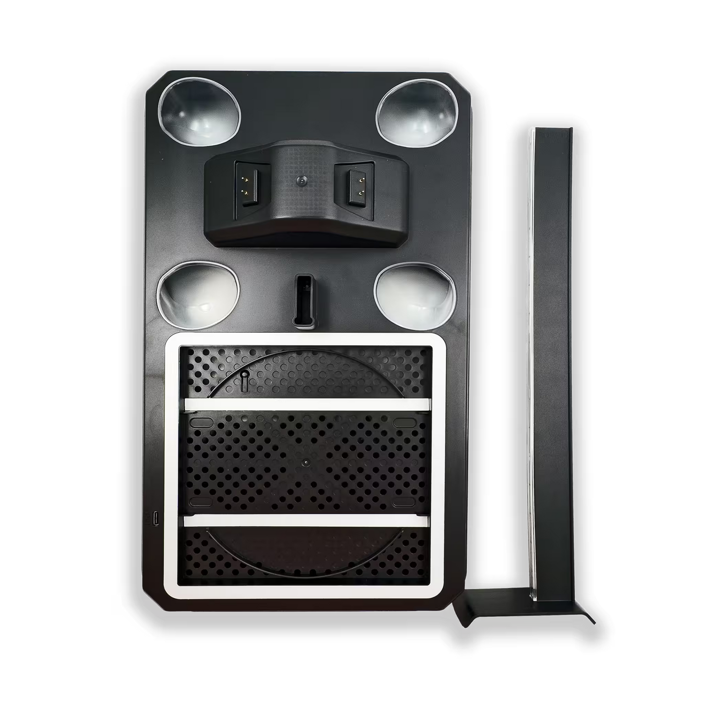 Base Cargadora HONCAM Xbox Series X/S - Ventilador 4000 RPM RGB LED Carga Dual 2 Baterías