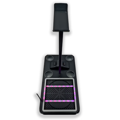 Base Cargadora HONCAM Xbox Series X/S - Ventilador 4000 RPM RGB LED Carga Dual 2 Baterías