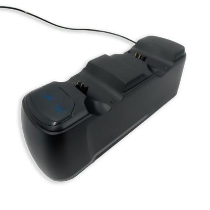 BASE DE CARGA DUAL PARA CONTROL PS4 GENÉRICA RGB