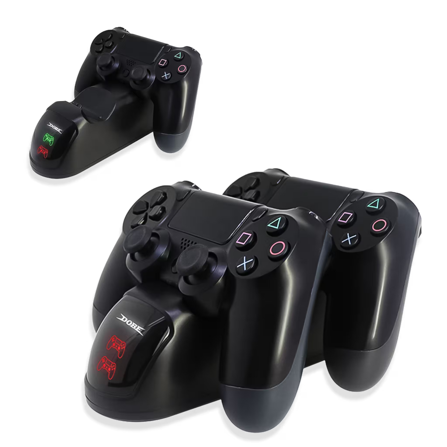 Base de Carga Dual DOBE PS4 TP4-889 - Cargador 2 Controles LED Protección Batería