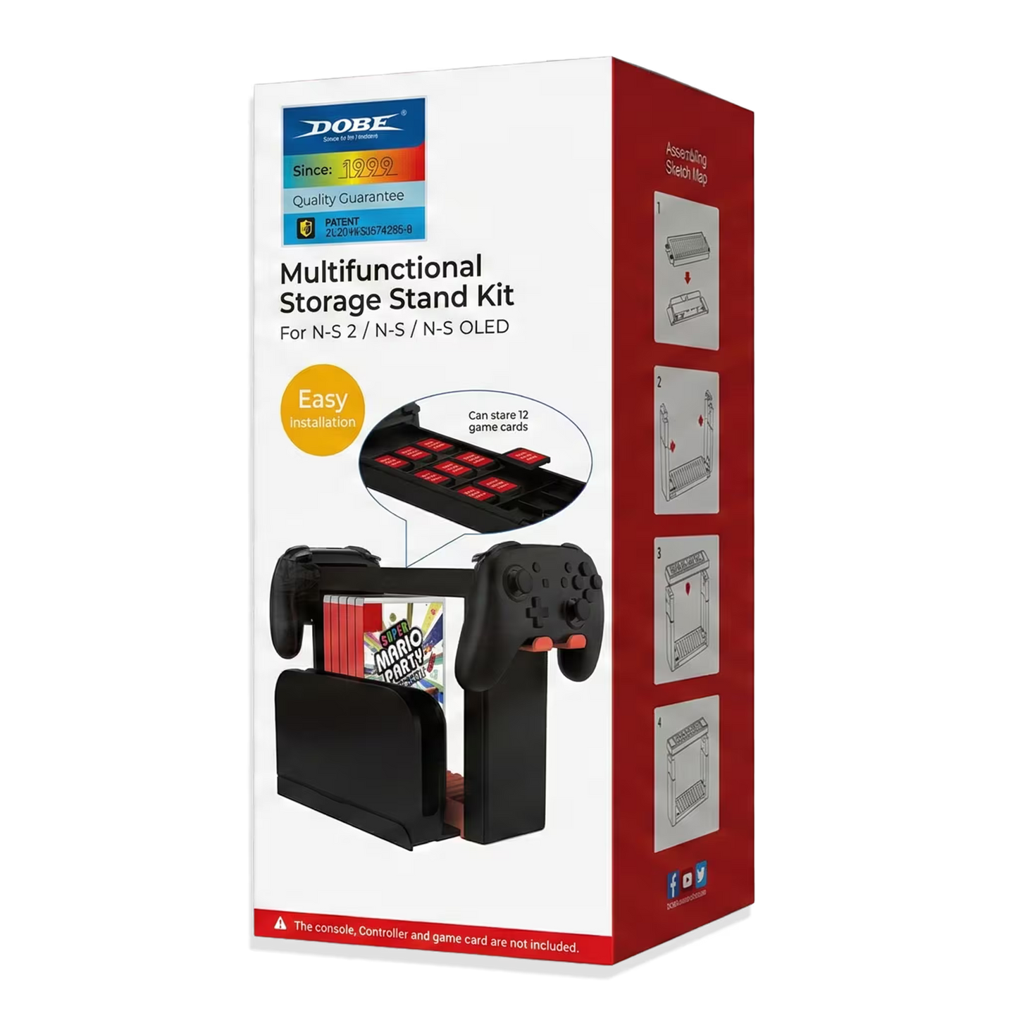 Base Vertical Organizadora DOBE para Nintendo Switch - Oled y 2 (TNS-19051)