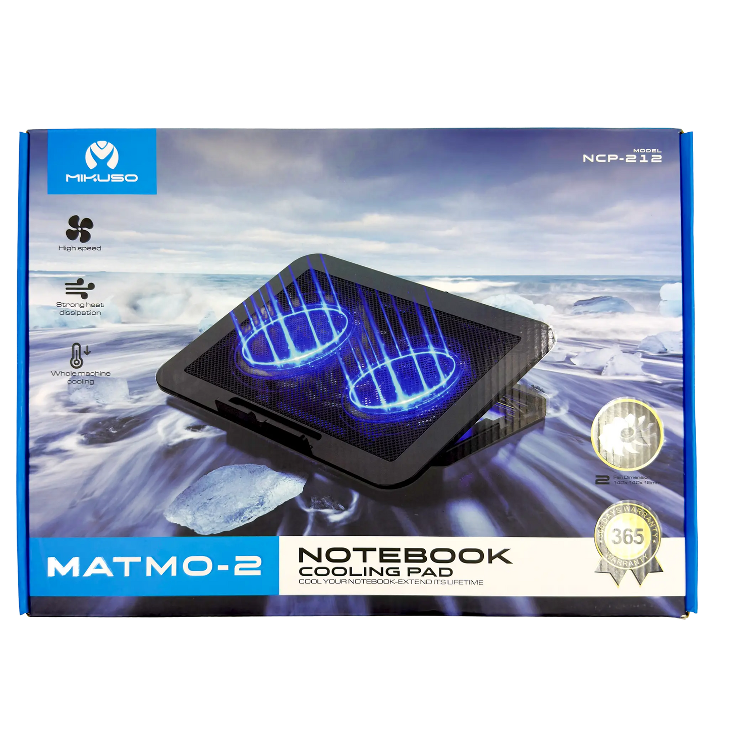 Base Refrigerante MATMO-2 Doble Potencia y Enfriamiento Total