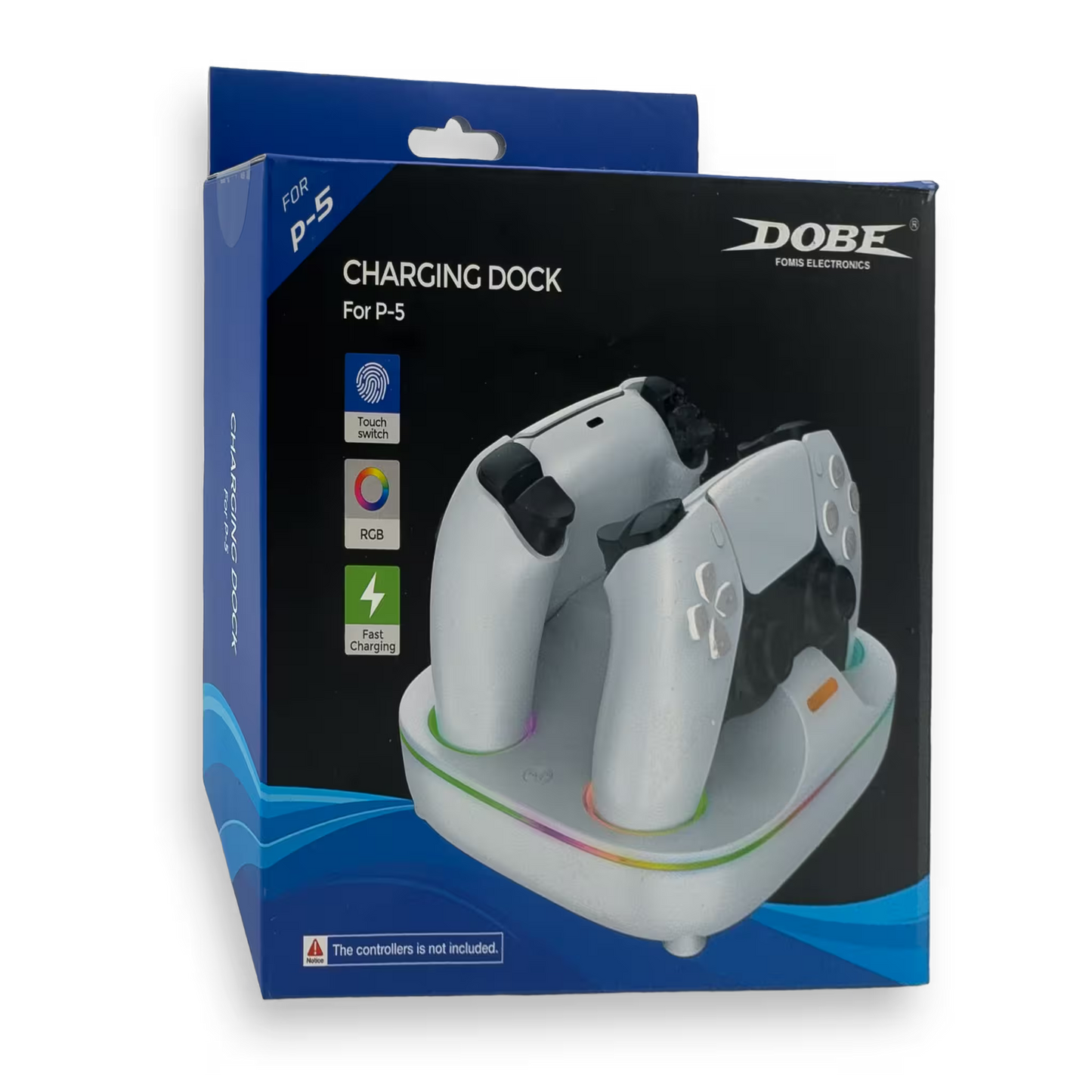 BASE DE CARGA RGB  DOBE CONTROLES PLAY 5