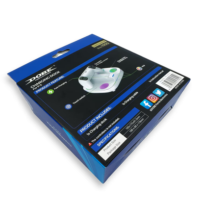 BASE DE CARGA RGB  DOBE CONTROLES PLAY 5