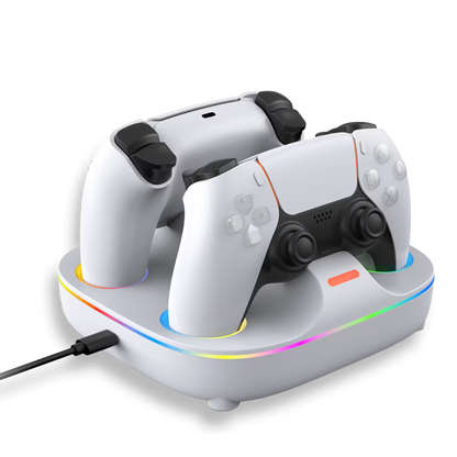 BASE DE CARGA RGB  DOBE CONTROLES PLAY 5