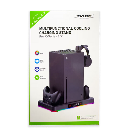 BASE REFRIGERANTE MULTIFUNCIONAL DOBE - Series X/S | RGB, Carga Dual y Organización