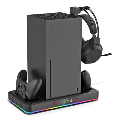 BASE REFRIGERANTE MULTIFUNCIONAL DOBE - Series X/S | RGB, Carga Dual y Organización