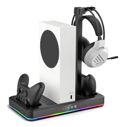 BASE REFRIGERANTE MULTIFUNCIONAL DOBE - Series X/S | RGB, Carga Dual y Organización