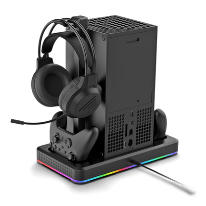 BASE REFRIGERANTE MULTIFUNCIONAL DOBE - Series X/S | RGB, Carga Dual y Organización