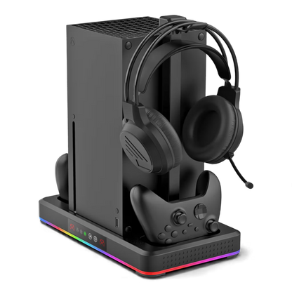 BASE REFRIGERANTE MULTIFUNCIONAL DOBE - Series X/S | RGB, Carga Dual y Organización