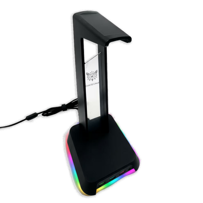 Soporte Gaming RGB con Hub USB y Audio 3.5mm | ONIKUMA ST-2 NEGRO