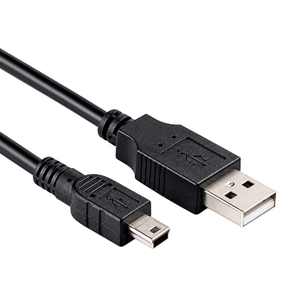 Cable Cargador Control PS3 USB a Mini USB 1 Metro – Alta Velocidad | Compatible PlayStation 3 | Negro