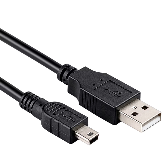 Cable Cargador Control PS3 USB a Mini USB 1 Metro – Alta Velocidad | Compatible PlayStation 3 | Negro