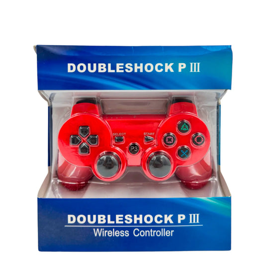 CONTROLES GENERICOS INALÁMBRICOS PLAY 3 - ROJO