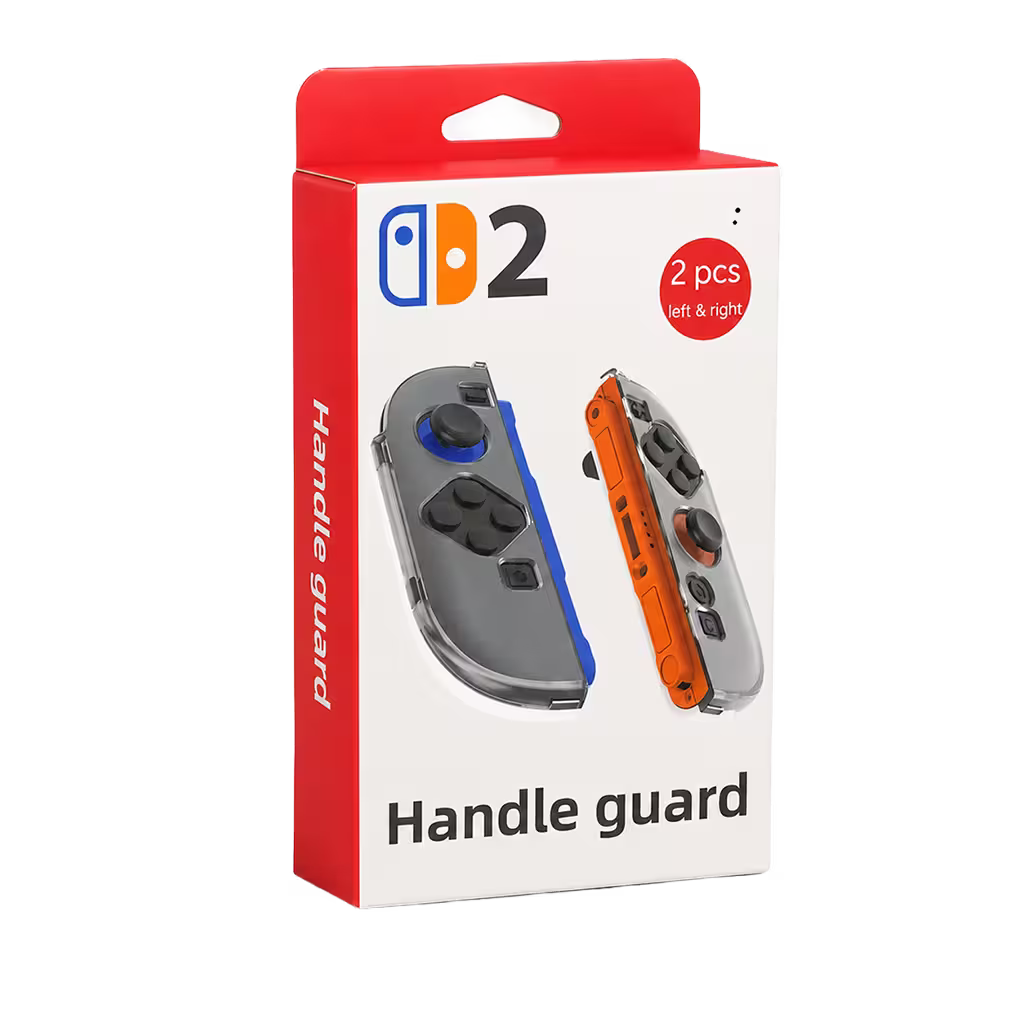 Cubiertas Protectoras Acrílico para Joy-Con Nintendo Switch 2 | Transparente Anti-Rayaduras