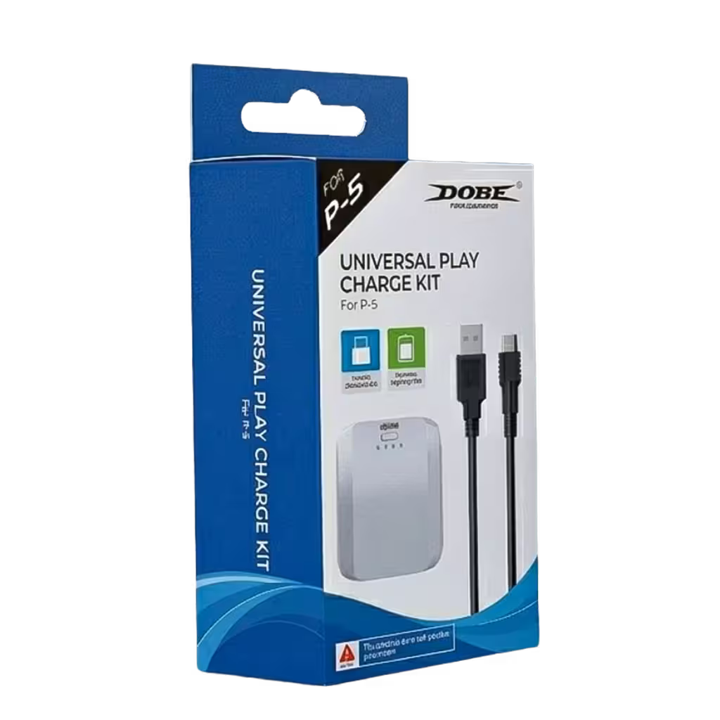 Batería Externa Recargable DOBE 1500mAh Control PS5 DualSense | Indicador LED Type-C