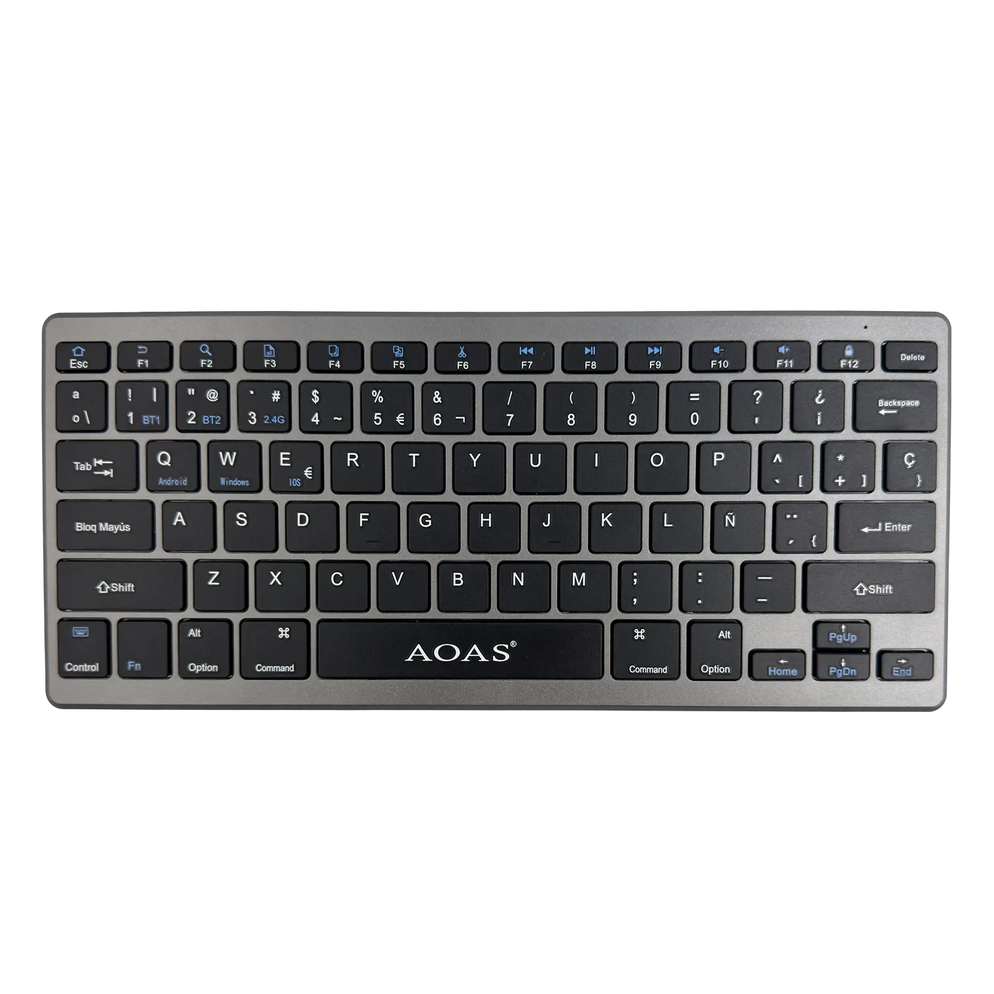 COMBO TECLADO- MOUSE RECARGABLE | AOAS A-1011 B