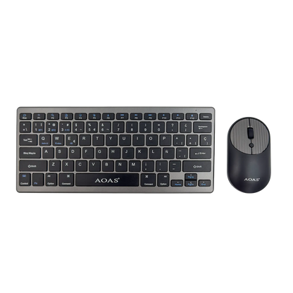 COMBO TECLADO- MOUSE RECARGABLE | AOAS A-1011 B