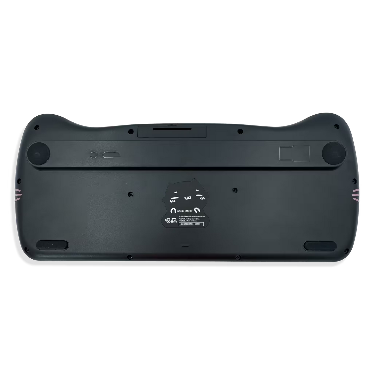 Combo Teclado Mouse Inalámbrico GEEZER Cat Series - 84 Teclas 2.4G USB Diseño Gatito